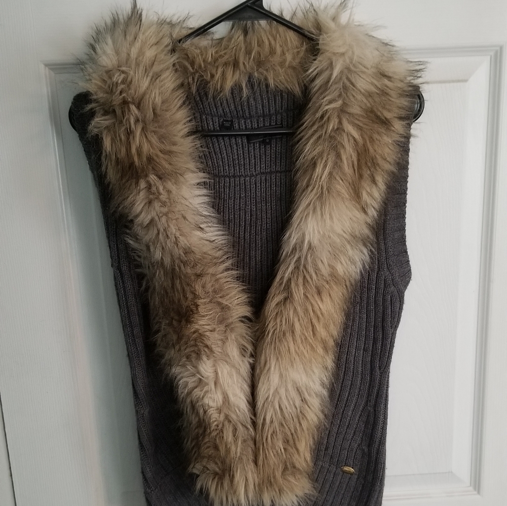 Guess Faux Fur Vest